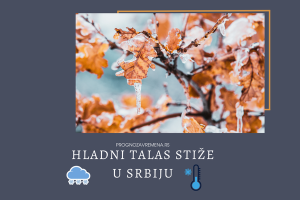 hladni talas stiže u srbiju