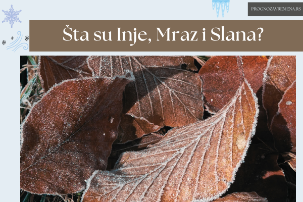 šta su inje, mraz i slana